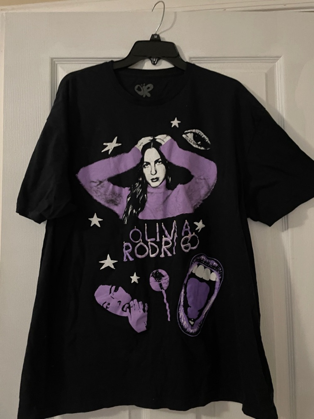 Olivia Rodrigo Black & Purple Graphic Tee - Short Sleeve